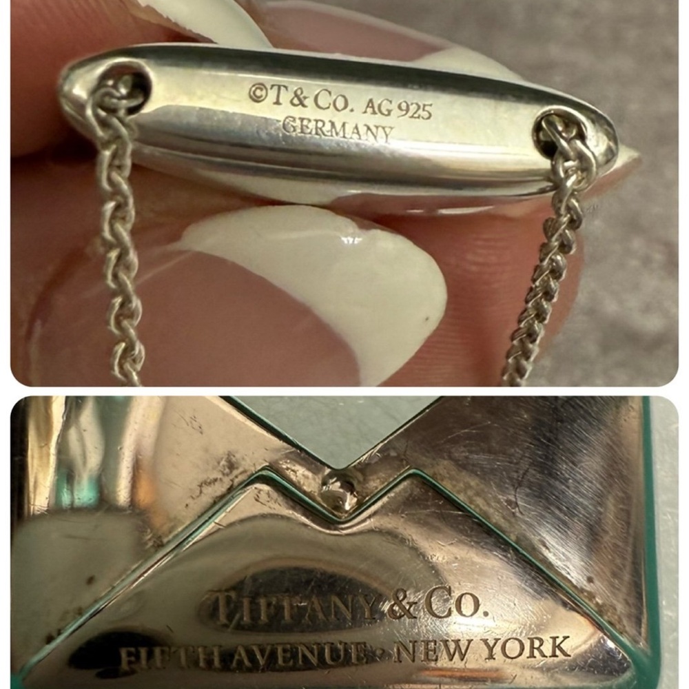 Tiffany & Co. RARE “Love is something to write home about” necklace - Picture 7 of 12
